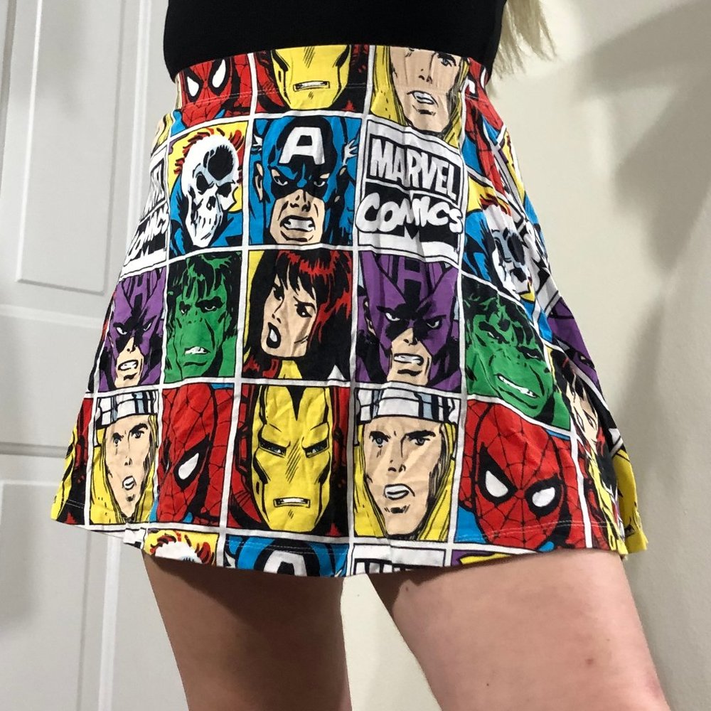 Marvel Comics Skater Skirt